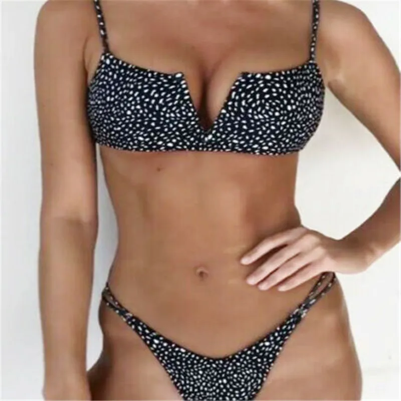 

Trendy Women clothes Polyester casual Bandage Push-up Padded Bikini Set Swimwear Swimsuit Bathing Suit Lot