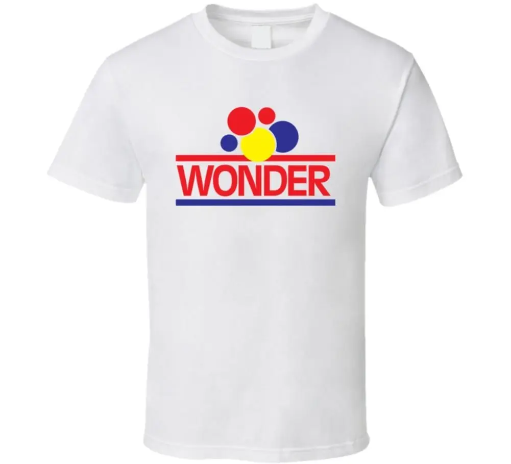 Wonder Bread фильм Графический Ретро Мужская белая футболка 2019 модная Летняя мужская