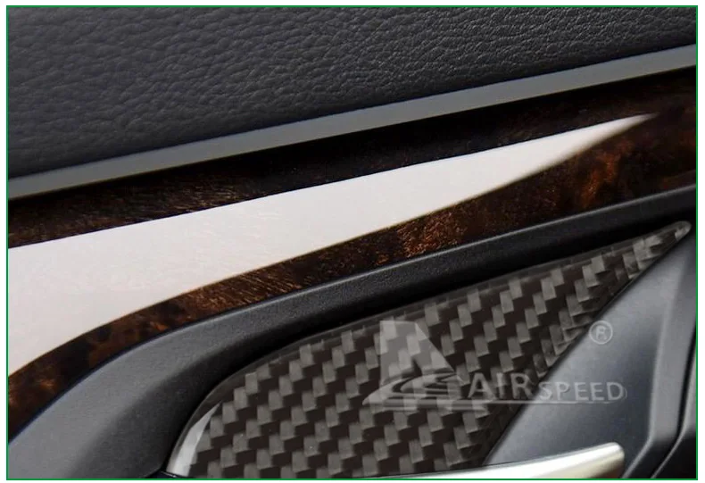 Airspeed Carbon Fiber Car Interior Door Handle Cover Door Bowl Sticker Decoration Styling for BMW F15 X5 F16 X6 14-17 Accessorie (25)