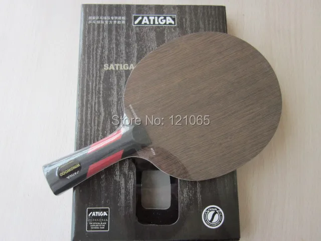 

Genuine high elasticity SATIGA wenge-wood  table tennis racket ping pong racket five layers fast break Loop