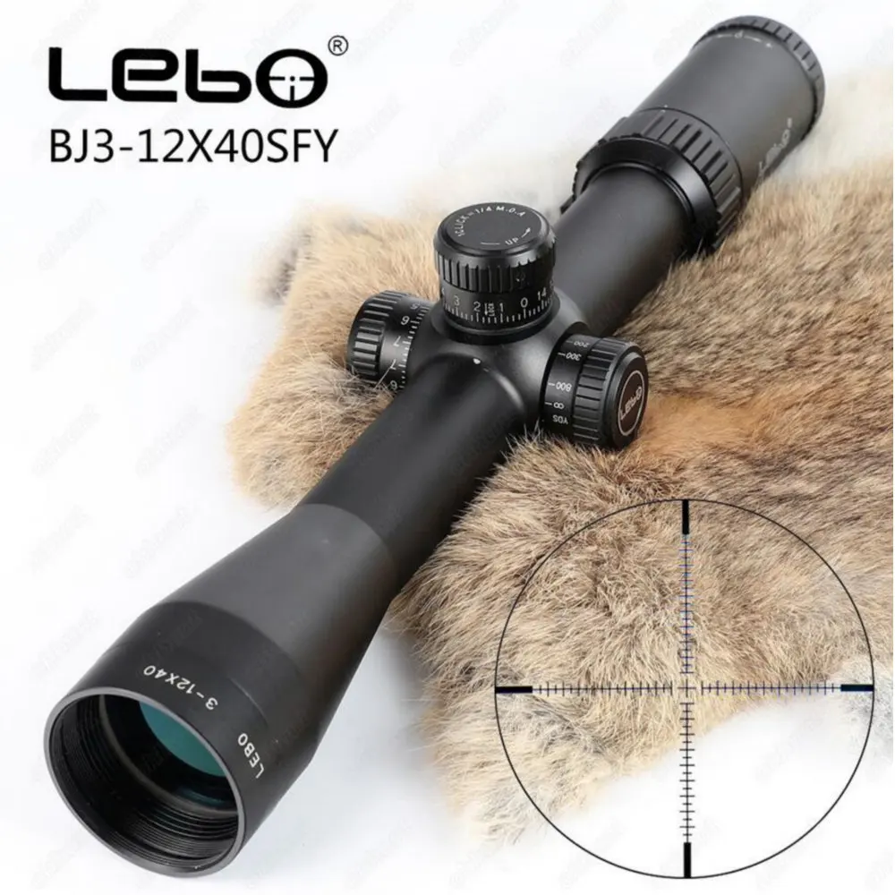 

LEBO BJ 3-12X40 SFY First Focal Plane Rifle Scopes Side Parallax Glass Etched Reticle Hunting Tactical Shooting Riflescope