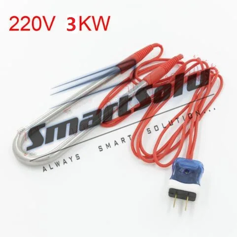 

Free Shipping 220V 3KW Stainless Steel Heater Electric Heating Element for Swimming Pool
