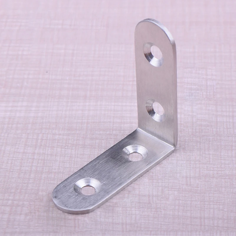 100pcs lot stainless steel metal angle bracket decorative metal corner