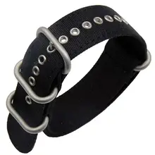 18/20/22/26 мм NATO с защитой от пота тканый нейлоновый, тканевый, Холщовый ремешок для часов замена ремешок на запястье браслет