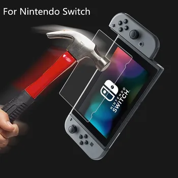 

50PCS 100PCS LCD Screen Protector Tempered Glass For Nintendo Switch NS 2017 HD Clear Screen Protector 0.3 mm 9H Hard Glass Film