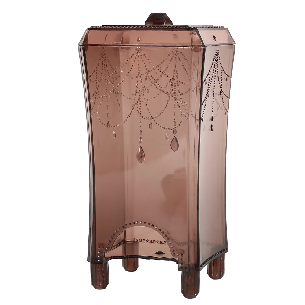 Cotton Pad Box With Lid Cotton Swabs Lipstick Desktop Finishing Storage