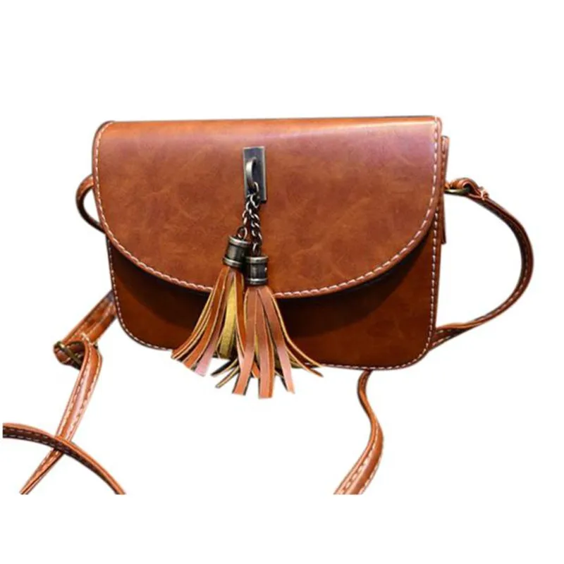 Hot Sale Tassel Women Bag Leather Handbags Cross Body Shoulder Bags ...