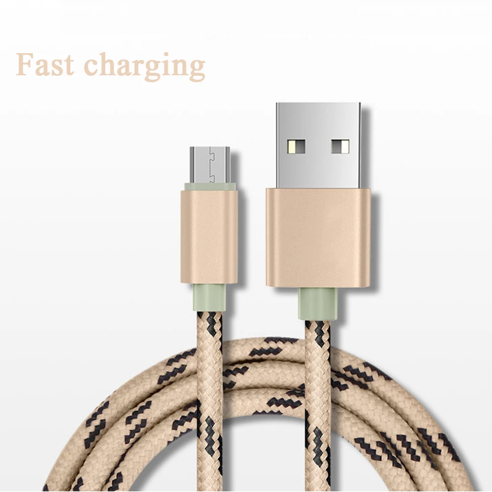

Data Cable Micro USB Cable Nylon Braided Fast Charging Cable for iPh for Xiaomi / Android Phone device