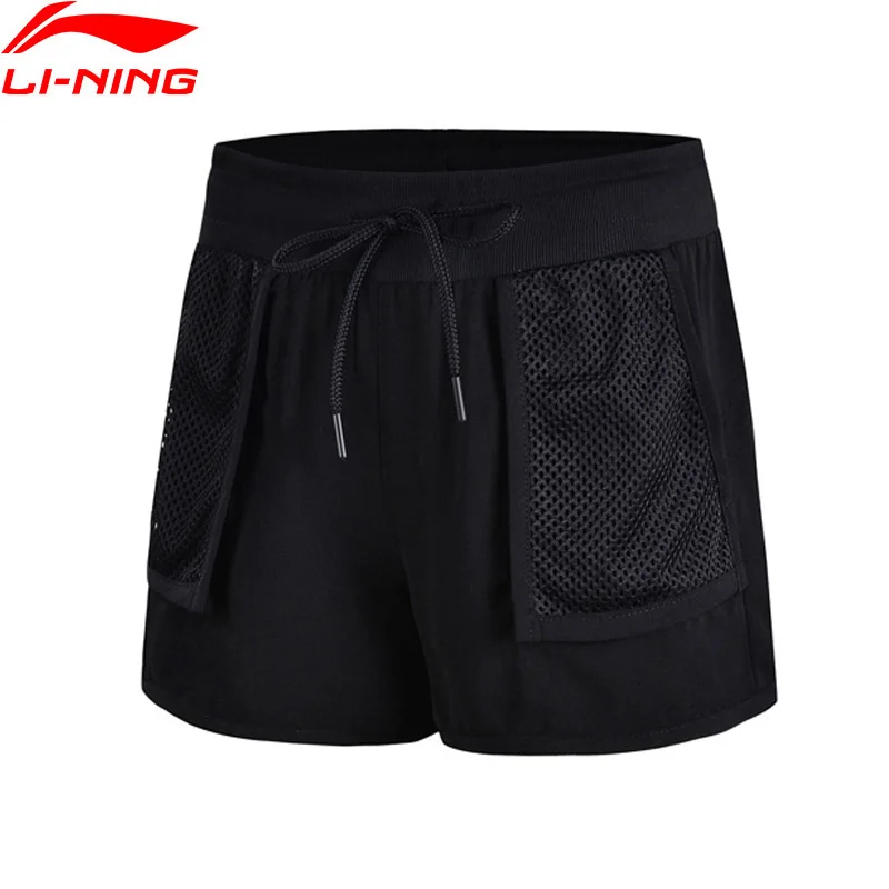 

Li-Ning Women LN Color The Trend Sports Shorts Regular Fit 100% Polyester LiNing Breathable Sport Shorts AKSN068