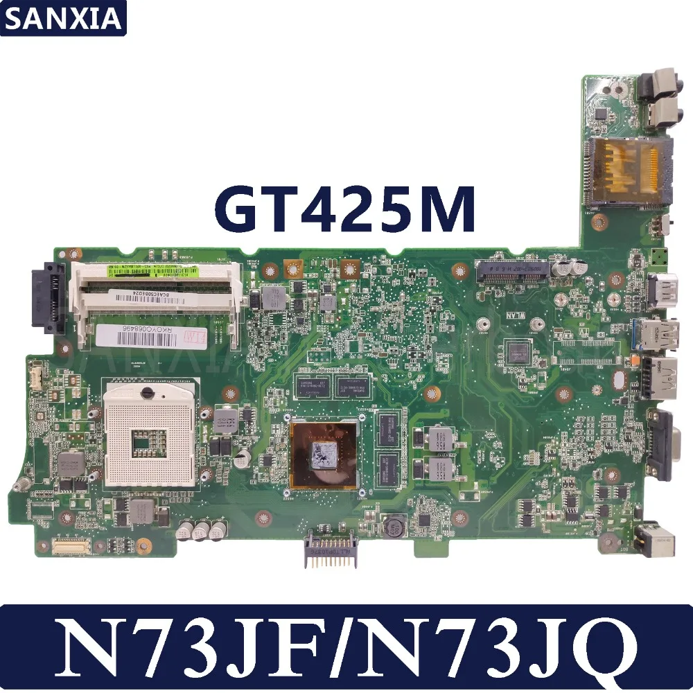 KEFU N73JF Laptop motherboard for ASUS N73JQ N73JF N73JG N73J N73 original mainboard 100%Test GT425M