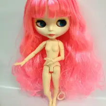 Красная роза длинные волосы цельная кукла без одежды кукла, Заводская кукла, модная Кукла подходит для DIY Изменить игрушка BJD для девочек