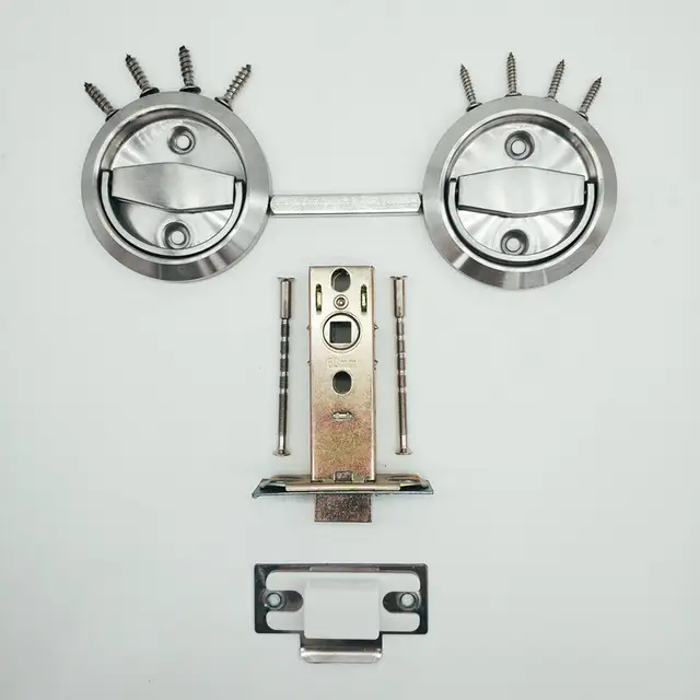 Unilocks Stainless Steel Low Profile Door Locks Hidden Passage