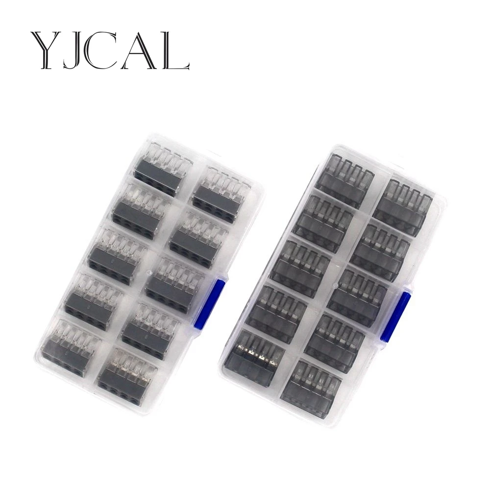 

Wago Type 773-108 10PCS/box Wire Terminal Quick Connector Plug Line Bobbin Copper Insulated Joint 0.75-2.5 Square Millimetre