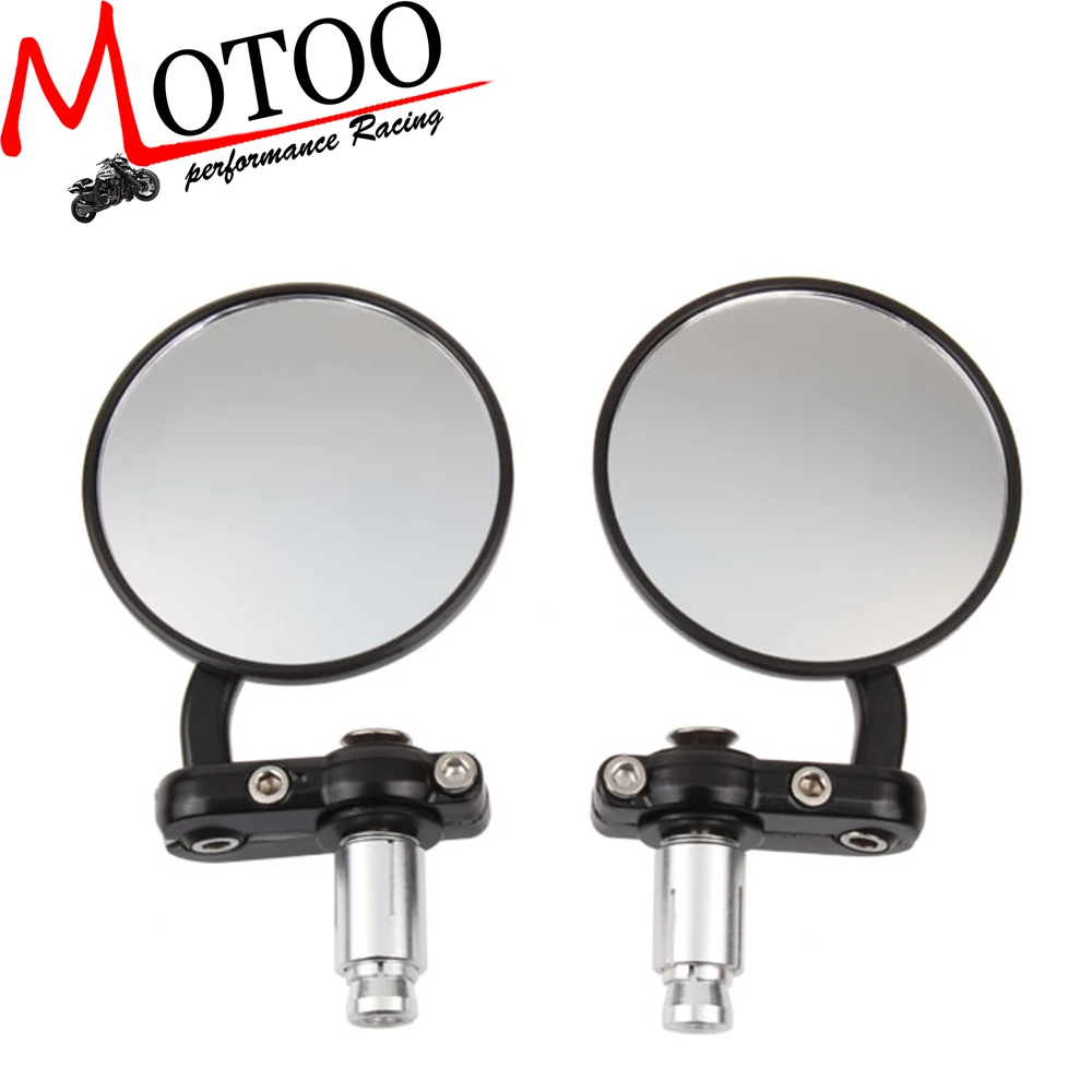 Motoo free shipping MOTORCYCLE BIKE 7/8" MIRRORS REARVIEW SIDE MIRROR