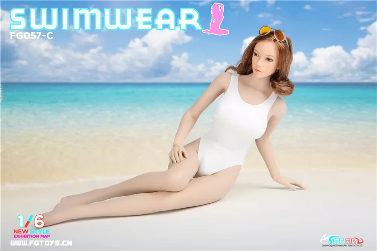 

1/6 Scale Sexy One Piece Sexy Cool Bikini Clothing Set Fire Girl Toys FG057 for 12" Action Figure Doll Toys Accessories