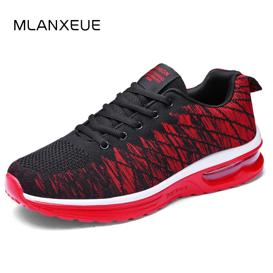2019 men's fashion casual breathable sneakers air cushion running shoes