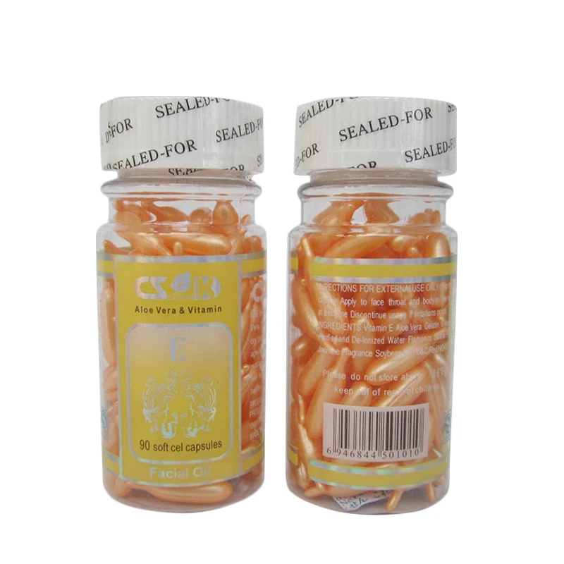 

vitamin E acidity with snail anti wrinkle & eye bag moisturizing essence aloe vera capsules 90 pcs