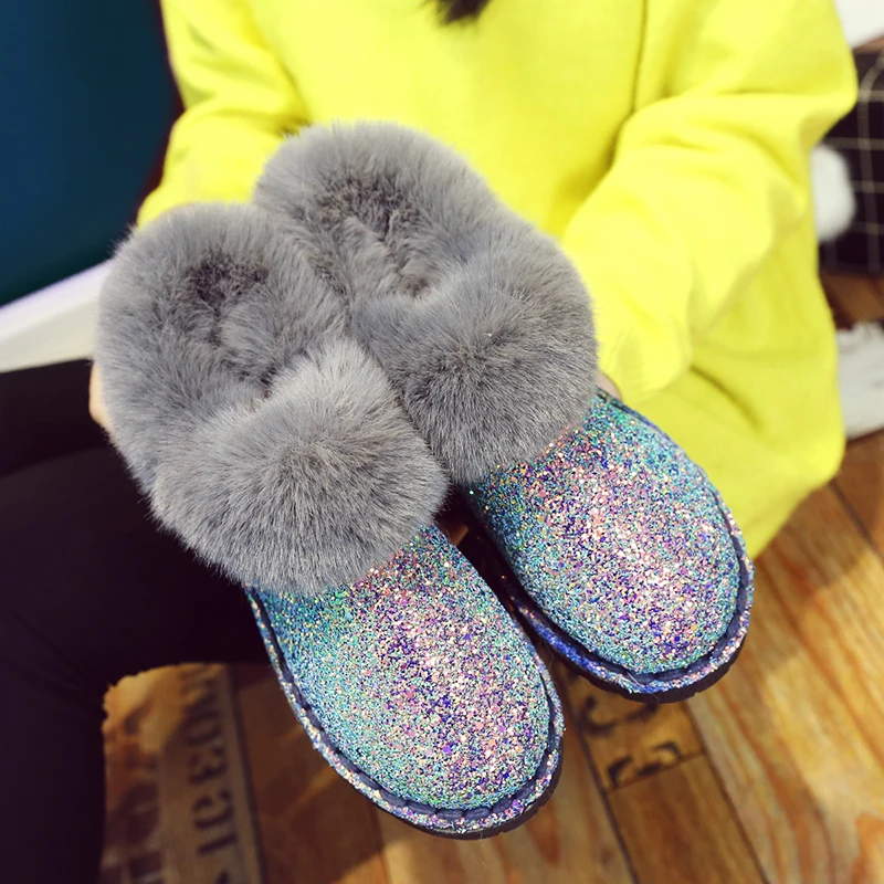 

Brand Autumn and Winter Women Flat Boots New Korean Female Snow Boots Women's Boots Flat Bottom Students' Peas and Shoes