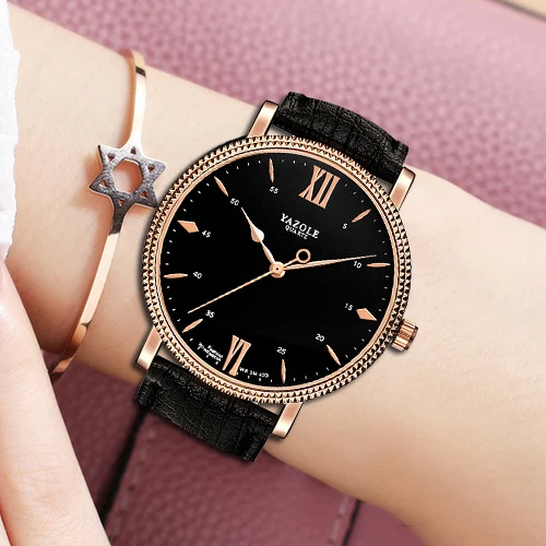 

YAZOLE Quartz Wristwatch Watch For Women Band Luxury Famous Big Dial Wrist Watch Women Watches Ladies Clock Female Hour Reloges
