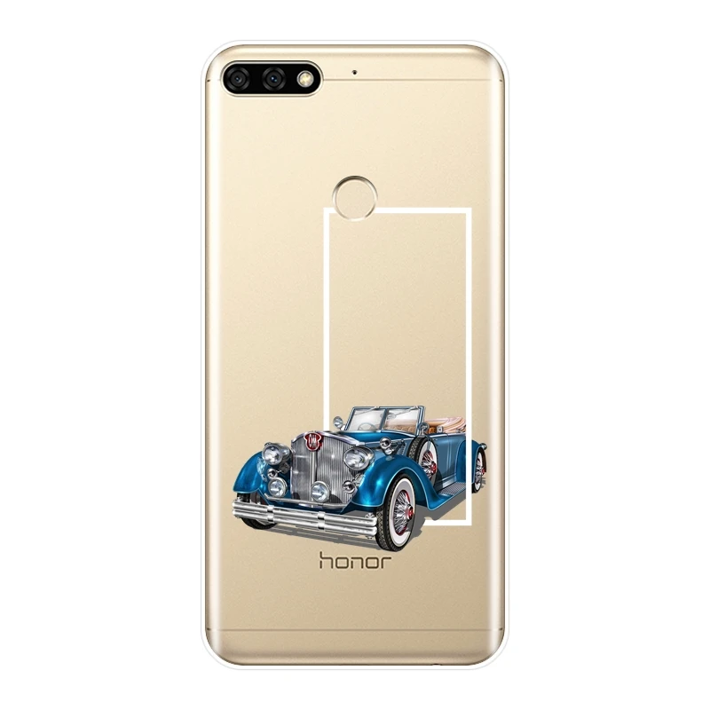 Забавные 3D Автомобильные чехлы для телефонов Huawei Honor 10 9 8 8X MAX Силиконовые мягкие 7
