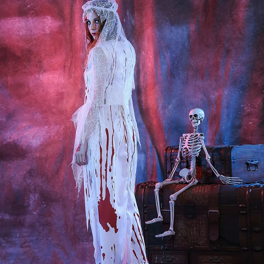 Ghost Corpse невесты костюмы на Хэллоуин для взрослых женщин Распродажа Клубные вечерние косплей ролевые игры Hag Onibaba Cos костюм вампира