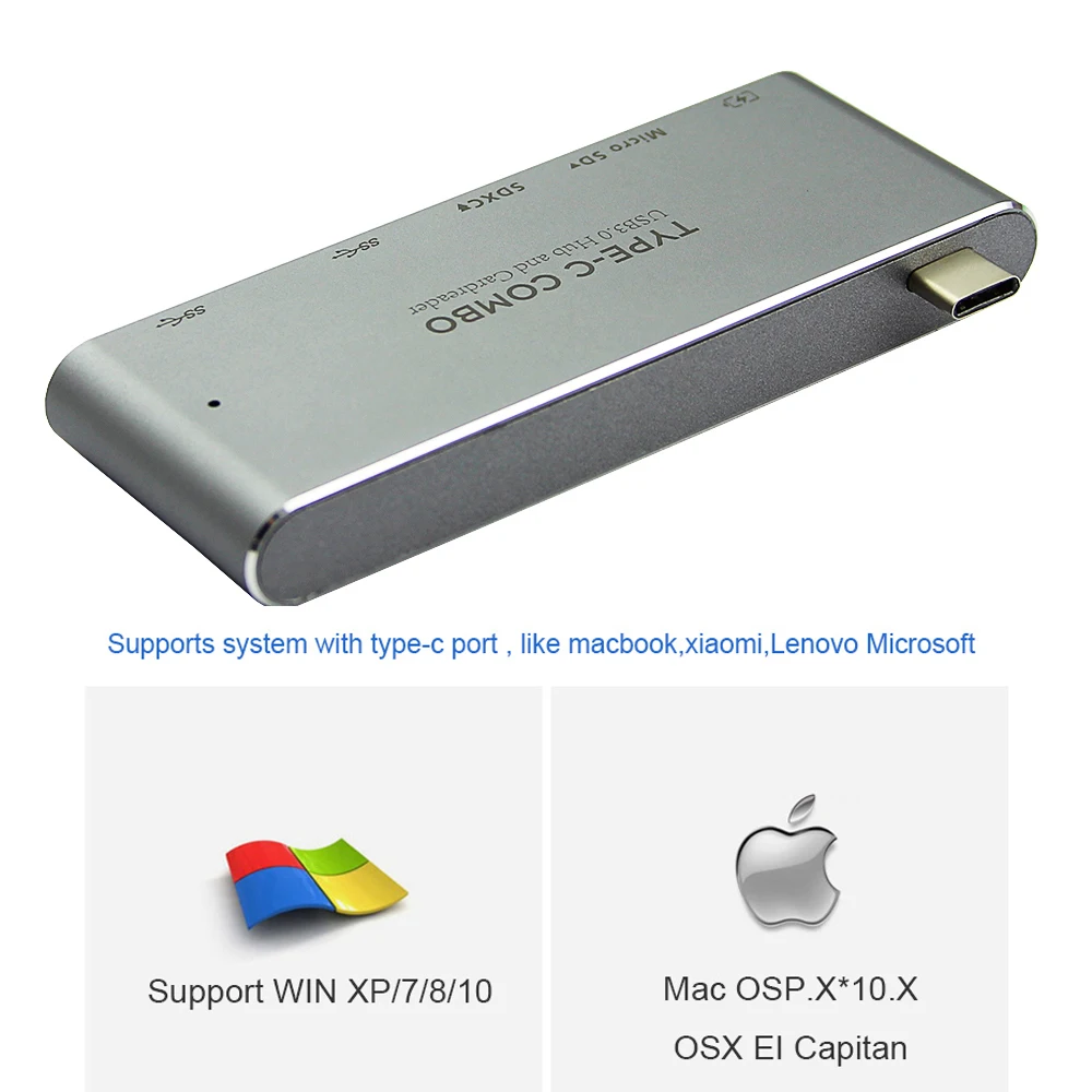mini usb accessoires Type-c hub