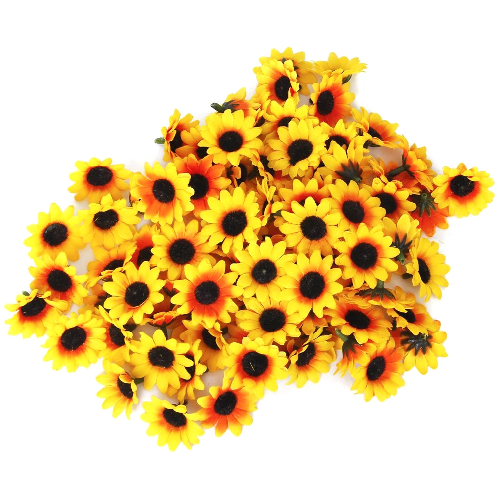 100pcs lifelike artificial plastic sunflower heads home party decorations props yellowchina - Sunflower Decorations 100pcs lifelike artificial plastic sunflower heads home party decorations props yellowchina - Sunflower Decorations
