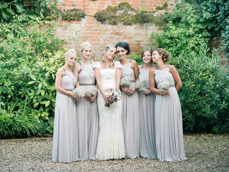 Grey vintage bridesmaid dresses Clearance