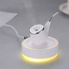 110ml Ultrasonic Air Humidifier For Home Car Air Freshner Pipe Style USB Humidificador With 7 Color Changing LED Light