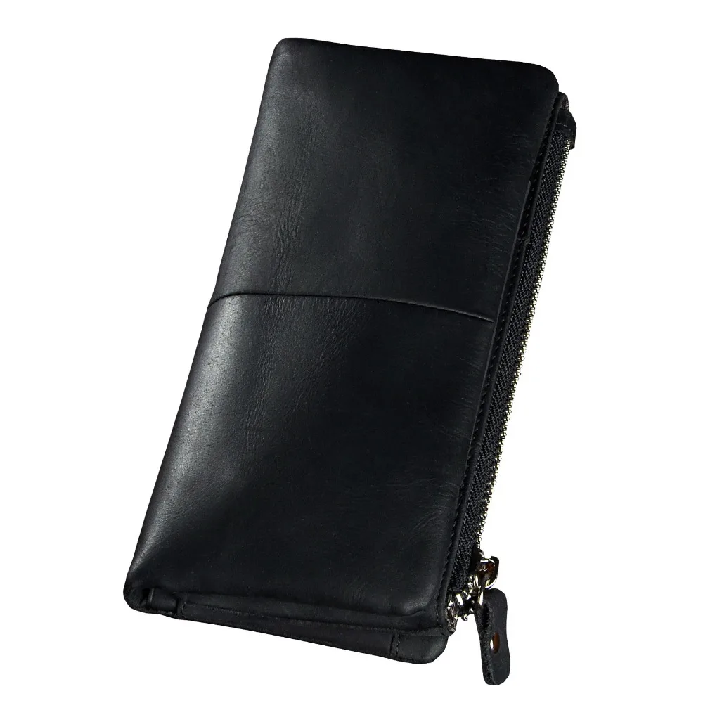 Кожаный мужской брендовый Модный Большой Вместительный чехол для визиток, Чековая книжка, защелкивающийся кошелек, дизайнерский кошелек, чехол для телефона 1029