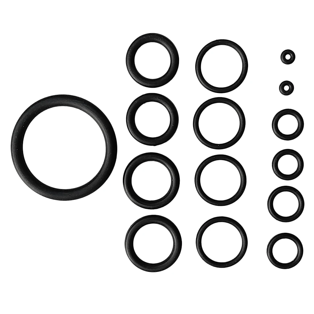 15 Pieces Rubber O-Ring Kit & Case For Scuba Diving BCD Tank Hose Regulator