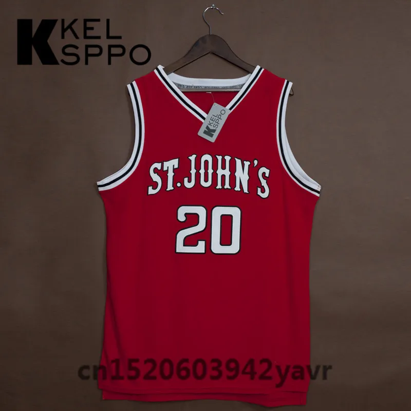 Custom Adult Throwback Basketball Jerseys #20 Chris Mullin ST John's