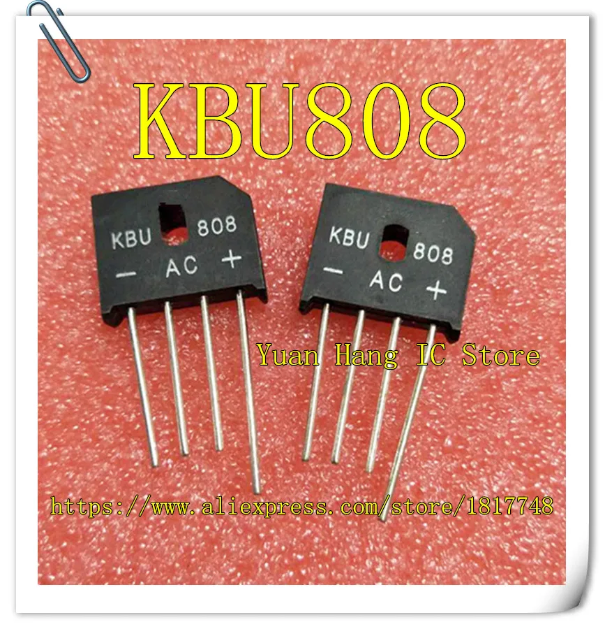 

10PCS/LOT KBU808 800V/8A DIP-4 NEW SEP Rectifier bridge