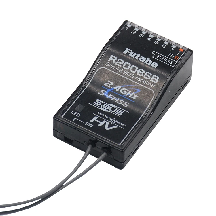 

1PC FUTABA R2008SB 2.4G Receiver 2.4Ghz 8 Channels Receiving Module for RC Quadcopter 6J/6K/8J/14SG/18MZ/SZ Transmitter P