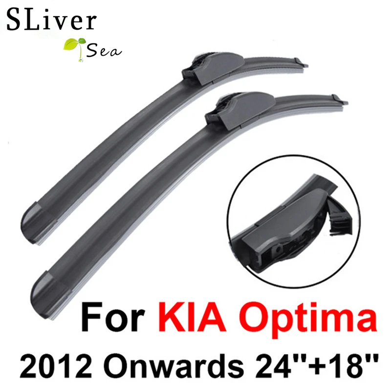 SLIVERYSEA Wiper Blades For KIA Optima 2012 Onwards 24"+18" High