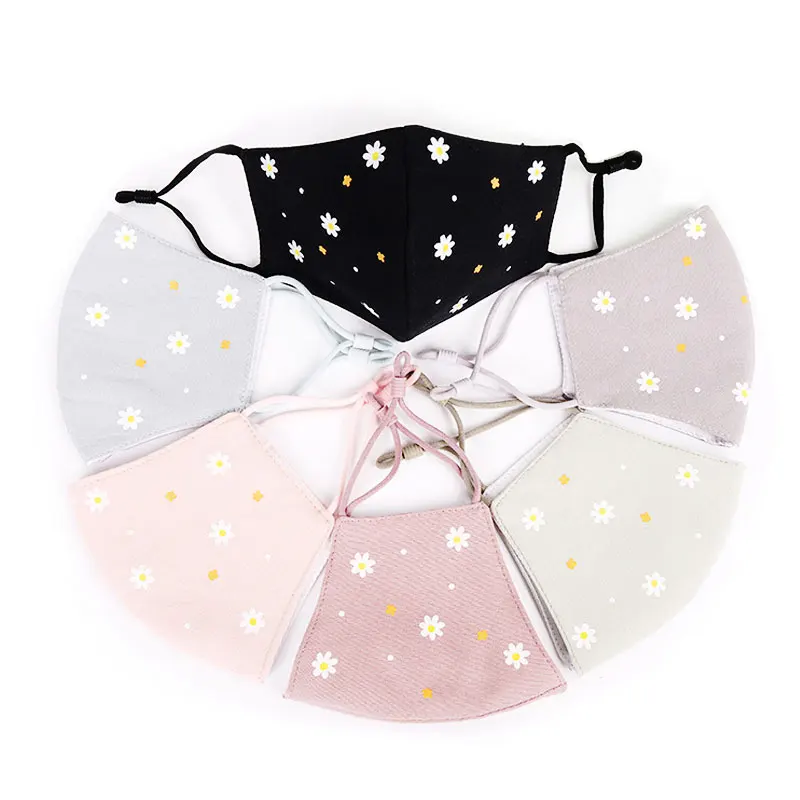 

1Pcs Fashion Petal Dust Allergy Flu Masks Washable Breath Healthy Safety Respirator Face Mouth Masks for Girls and Woman Kids