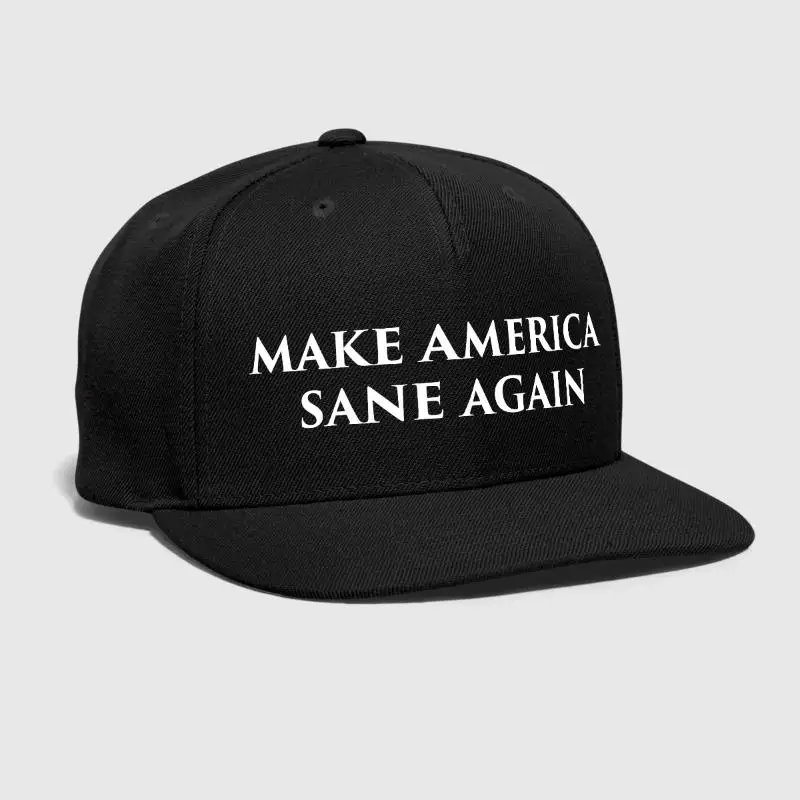 Make America Sane Again Embroidered Customized Handmade Obama Trump