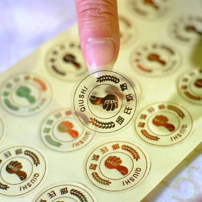 

Customized Laser gold holograms sticker