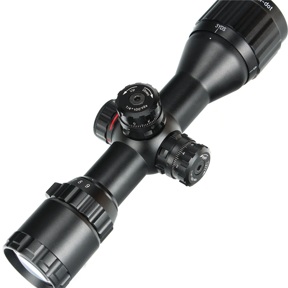 ohhunt Hunting Optics 3-9x32 AO Compact 12 Half Mil Dot Reticle Riflescopes Turrets Locking with Sun Shade Tactical Rifle Scope (14)