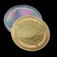 Позолоченные QUTM монеты коллекционный подарок Casascius арт