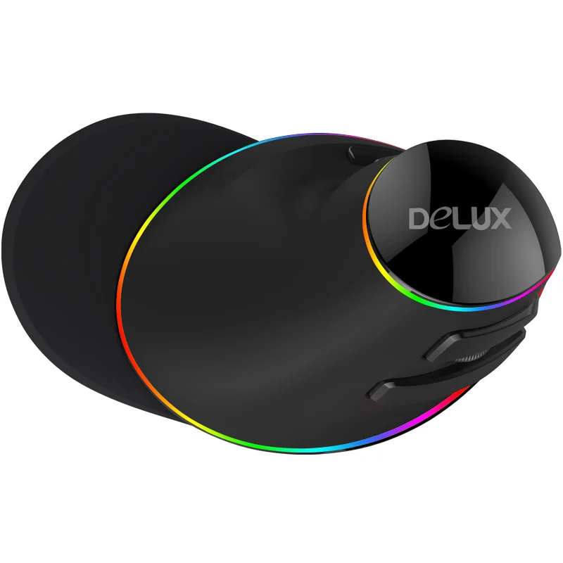 Вертикальная мышь Delux M618 плюс эргономичная Проводная вертикальная Мышь