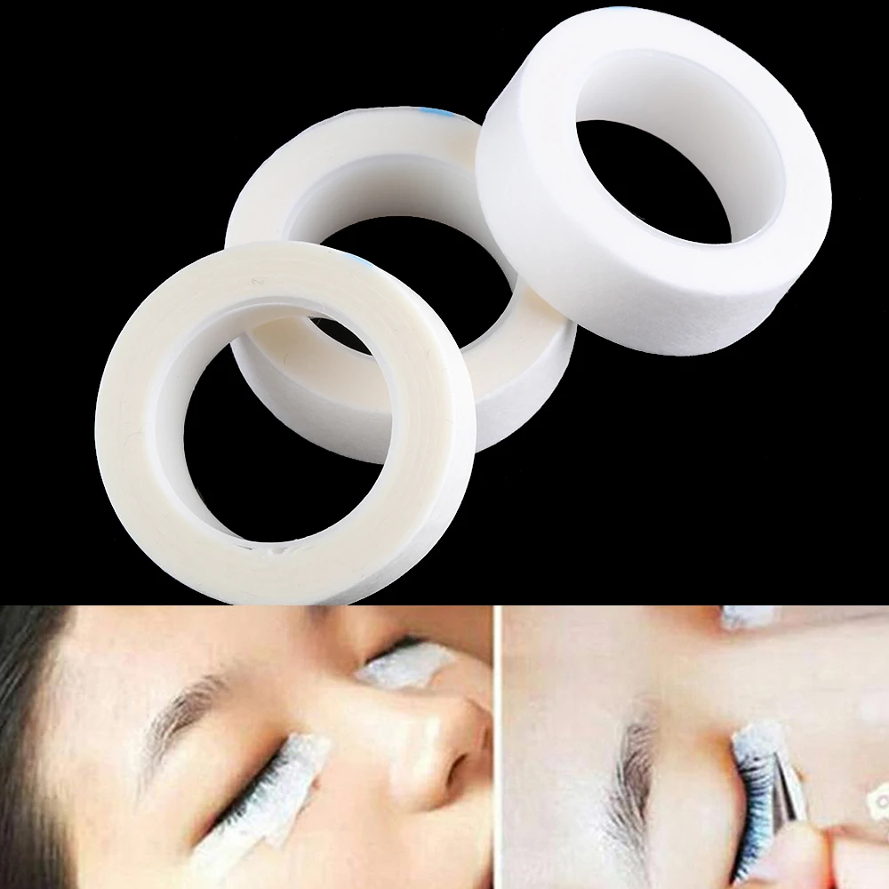 

2Pcs 1.25cm Clear Surgical Adhesive Eyelashes Extension Tape Wound Micropore Medical Fixation Bandage Women Eye Beauty Tools