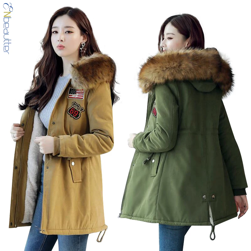 ENbeautter Very Warm Women's Winter Coat Winter Jacket Female Long ...