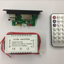 12 V адаптер питания, автомобильные Хэндс фри Bluetooth MP3 декодирующая плата с модулем Bluetooth+ FM