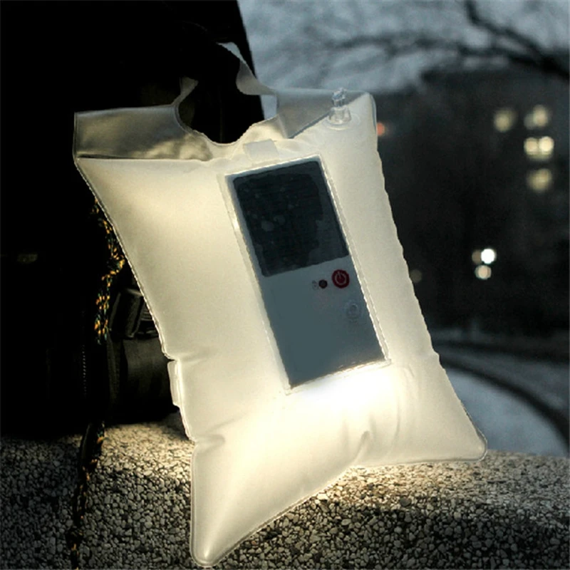 AIMIHUO Novelty Solar LED Light Inflatable Outdoor Lighting Camping