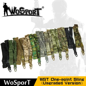 

WoSporT Tactical One Point Sling Adjustable Military Equipment Airsoft Hunting Gun Rifle Hunting Carry Accessory