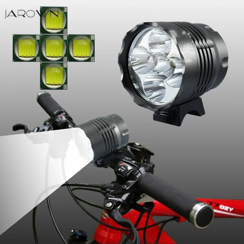 Battery Pack 7000 Lumen CREE XM-L 5x T6 LED Bike Light Lamp Headlamp 