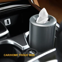 Универсальная коробка для картонных салфеток ABS бумажное ведро подлокотник коробка тип держатель для дома автомобиля офиса Автомобильный интерьер автомобильные аксессуары-Стайлинг