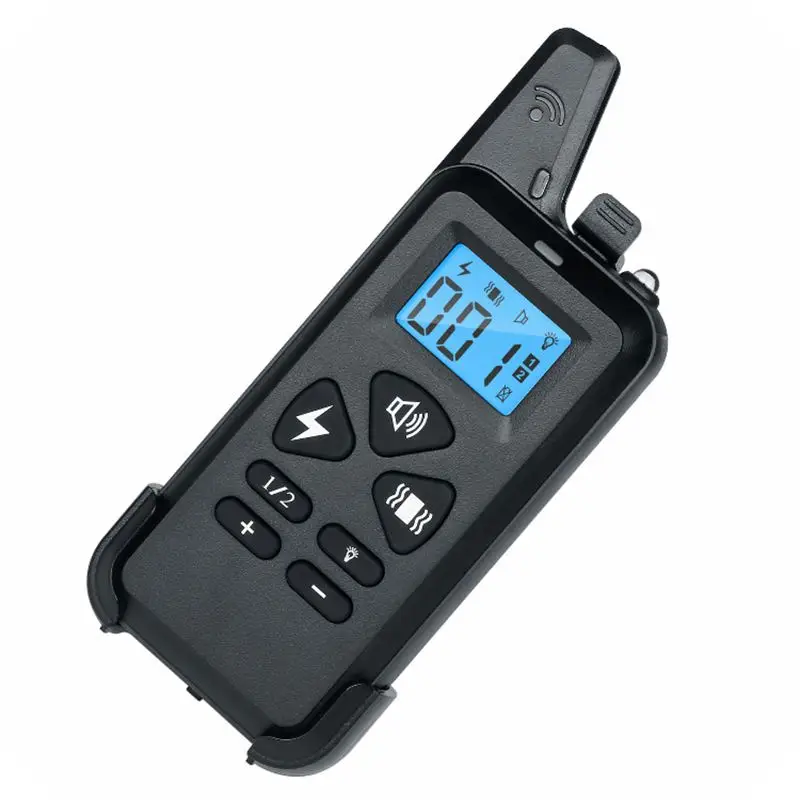 Rechargeable Waterproof Electronic Dog Training Collar Stop Barking LCD Display 500m Remote Electronic Shock Training Collars