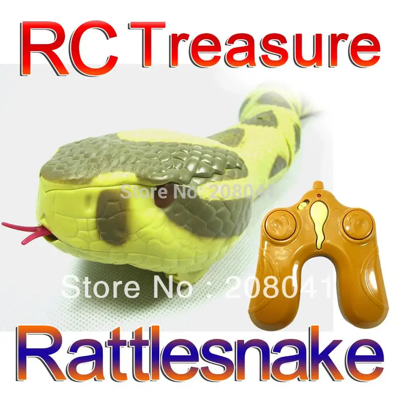 font b RC b font Rattlesnake Remote Control Rattlesnake children toy AAA 9V Batteried Operated